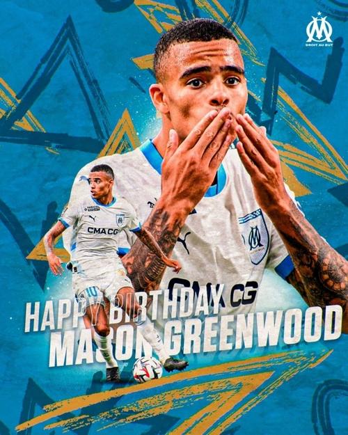 格林伍德打进马赛生涯第30球,队史所用场次仅多于德罗巴和米利克